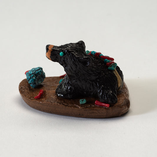 Christopher Nastacio: Natural Clay/Black Jet, Bear cub