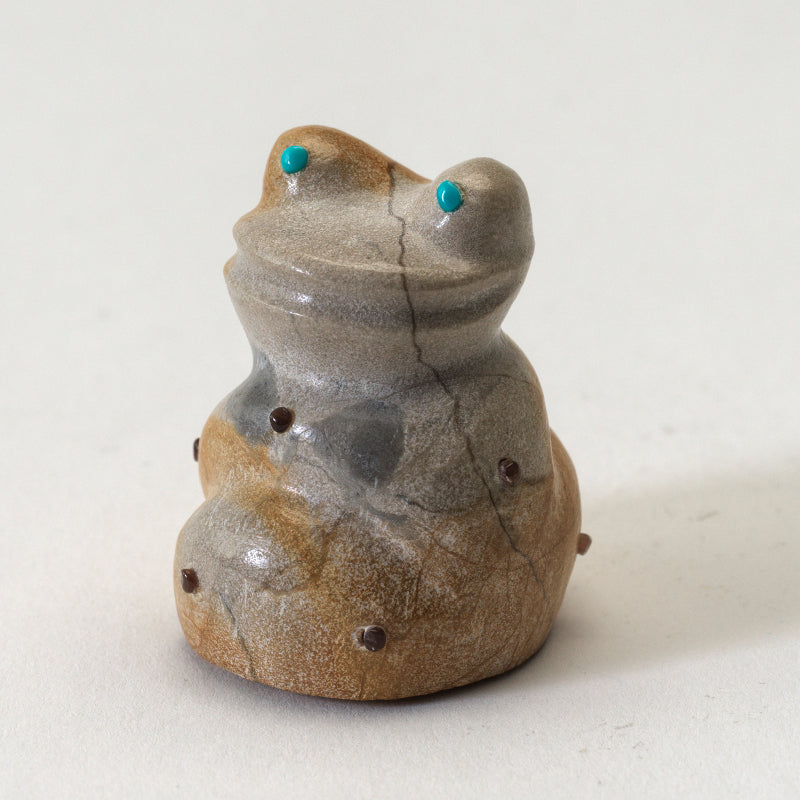 Delvin Leekya: Zuni Stone, Frog