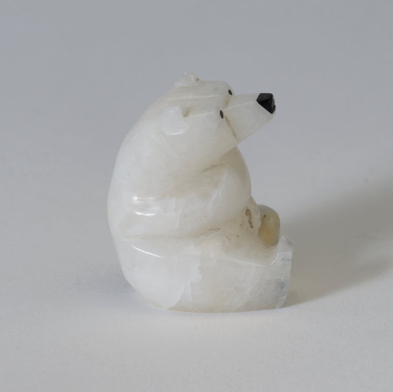 Todd Westika: Alabaster/Jet, Sitting Bear