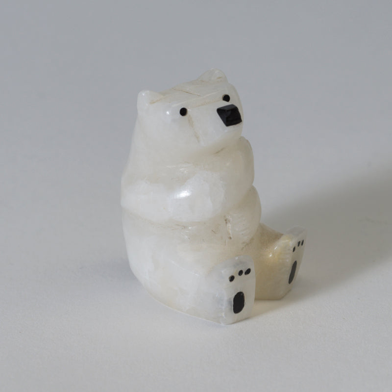 Todd Westika: Alabaster/Jet, Sitting Bear