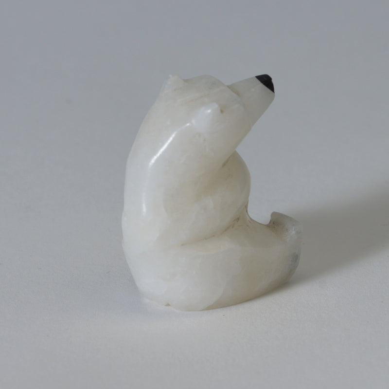 Todd Westika: Alabaster/Jet, Sitting Bear