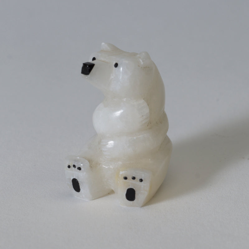 Todd Westika: Alabaster/Jet, Sitting Bear