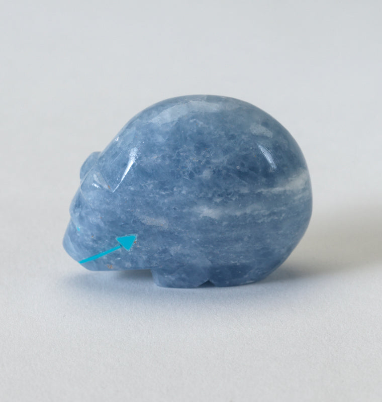 Abby Panteah: Blue Calcite, Bear