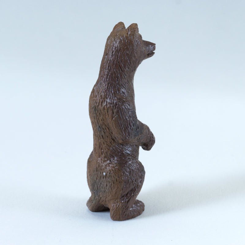 Fred Bowannie: Travertine, Standing Wolf