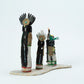 Carl Etsate: Recycled Material, Trio Shalako Kachina