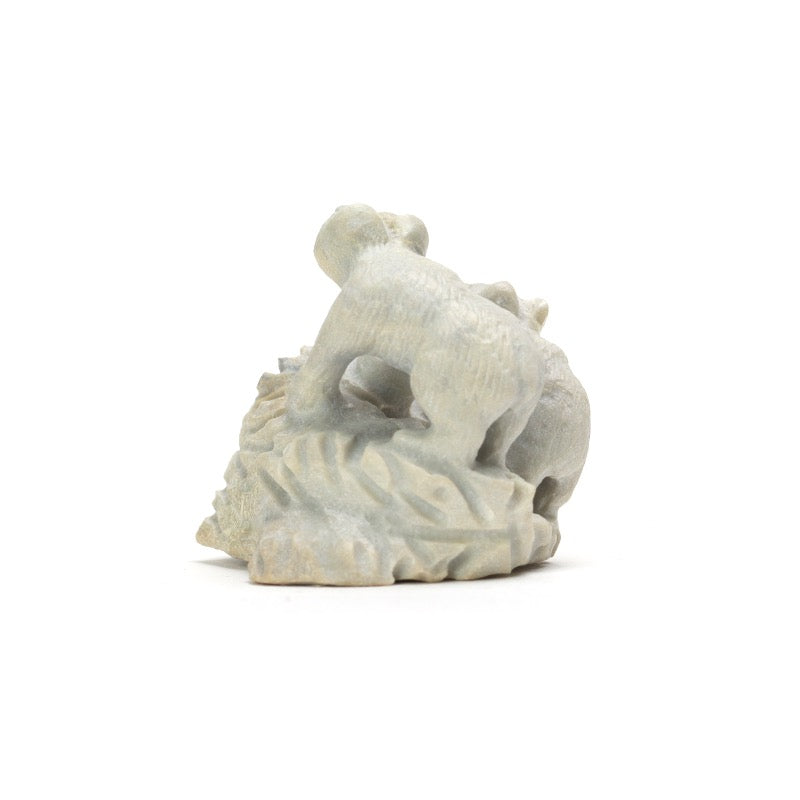 Adrian Cachini: Picasso Marble, Bear with Cub