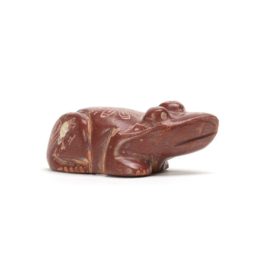 Adrian Cachini: Pipestone, Frog With Sgraffito