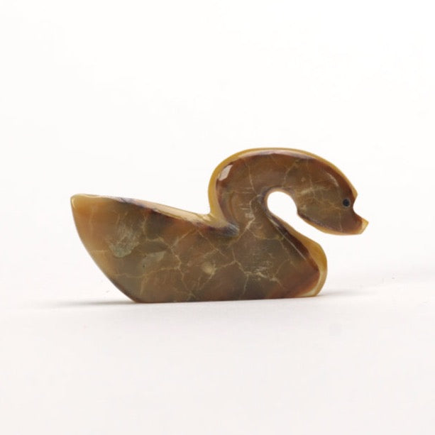 Cheryl Beyuka: Mother Of Pearl Shell, Swan