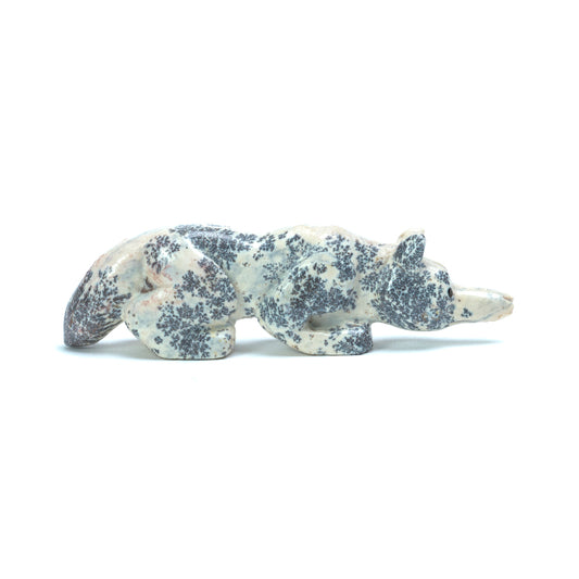 Brian Yatsattie: Dendritic Soapstone, Coyote