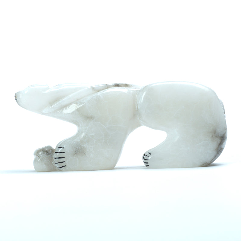 Rickson Kallestewa: White Alabaster, Mountain Lion