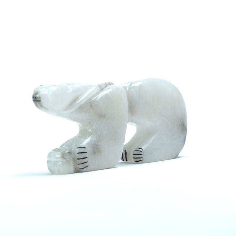 Rickson Kallestewa: White Alabaster, Mountain Lion