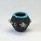 Marvelita Phillips: Black Sandstone/Turquoise, Fetish Pot