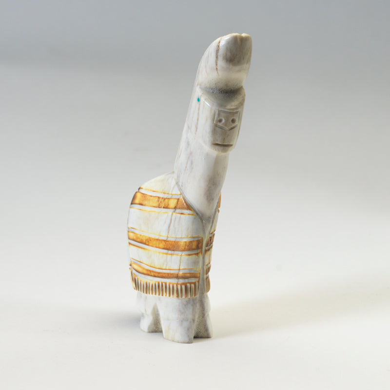 Robert M. Weahkee: Antler, Llama With Serape