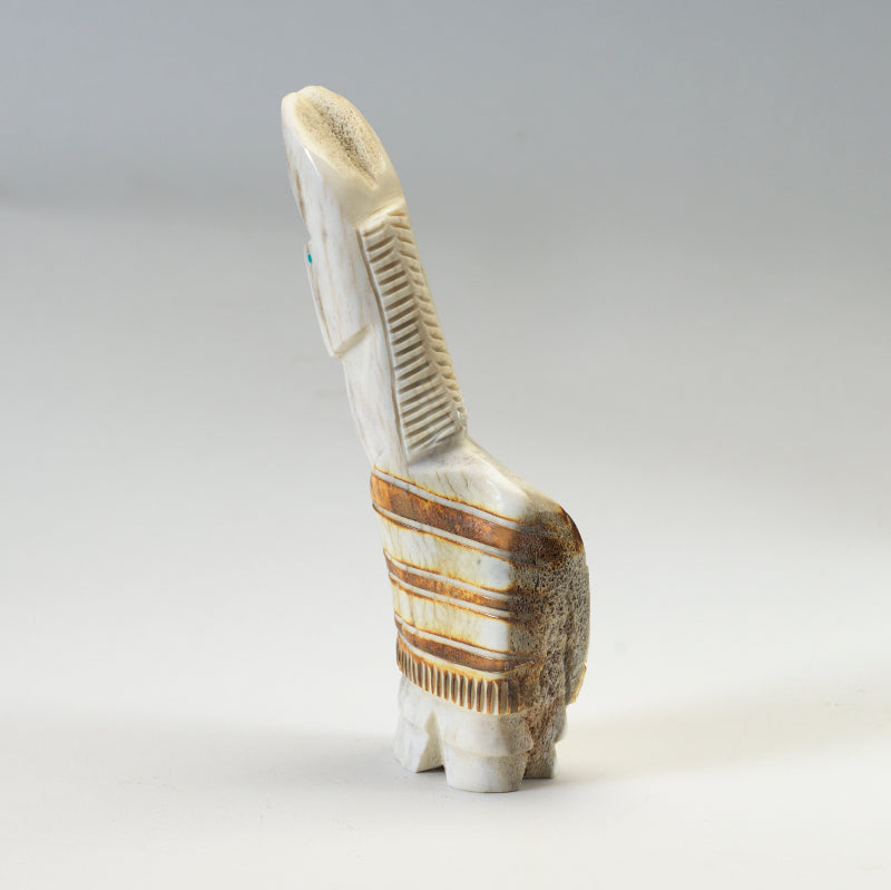 Robert M. Weahkee: Antler, Llama With Serape