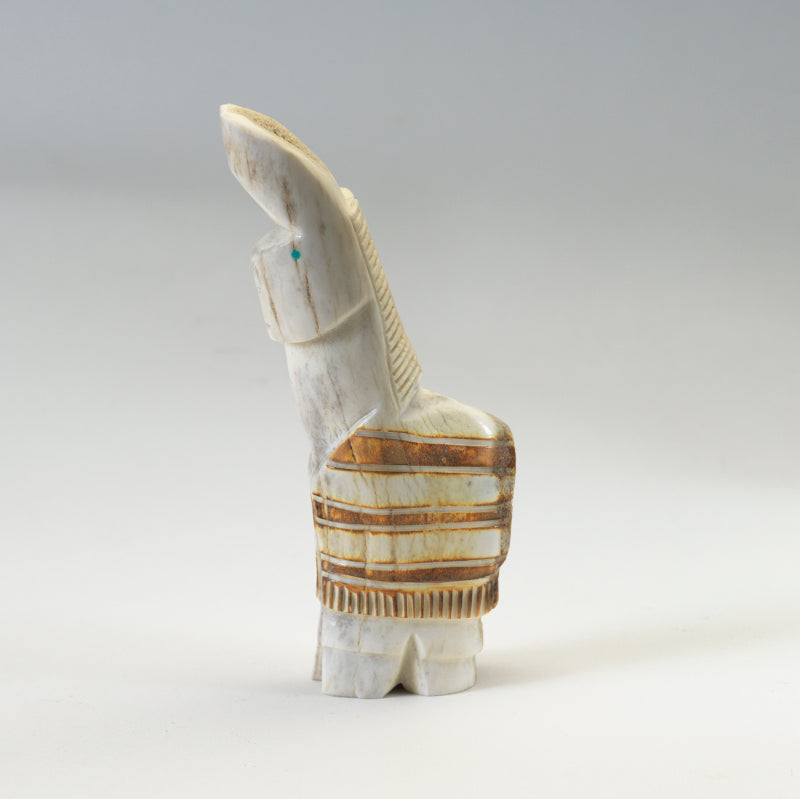 Robert M. Weahkee: Antler, Llama With Serape