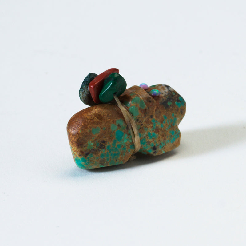 James Panteah: Kingman Turquoise Bear with Bundle