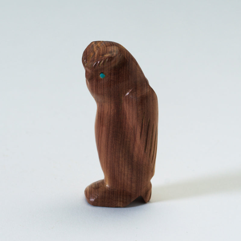 Alvin Calavaza: Red Cedar Wood, Owl