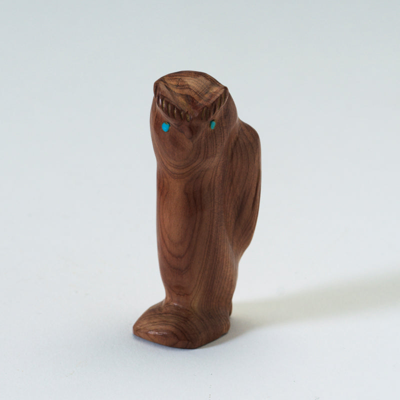 Alvin Calavaza: Red Cedar Wood, Owl