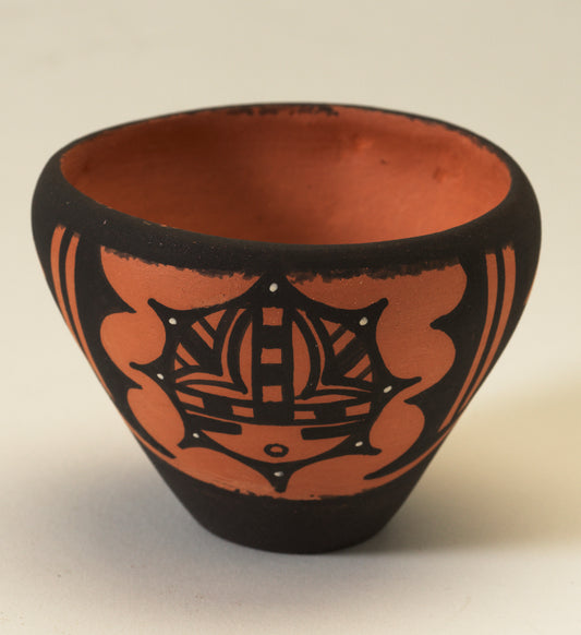 Darla Westika: Pottery: Pot with Sunface Dragonfly