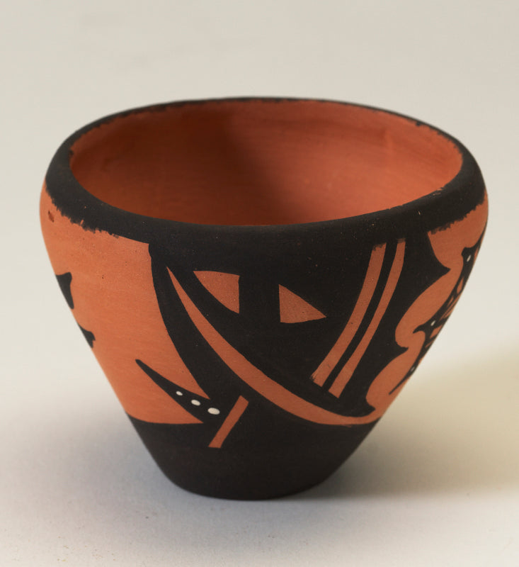 Darla Westika: Pottery: Pot with Sunface Dragonfly