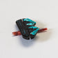 Danny Lonjose: Spiny Oyster/Black jet/turquoise, Dragonfly