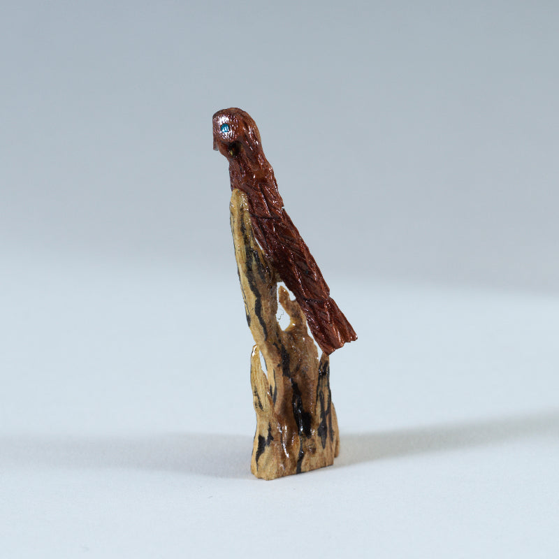 Ruben Najera: Cedar Wood, Owl on Branch