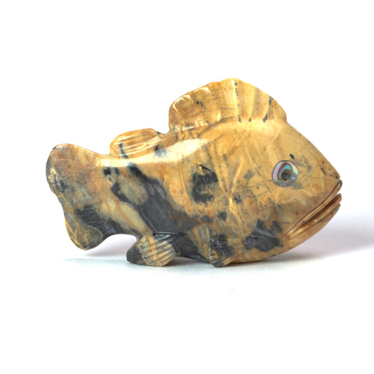 Clayton Panteah: Leopard Stone, Fish