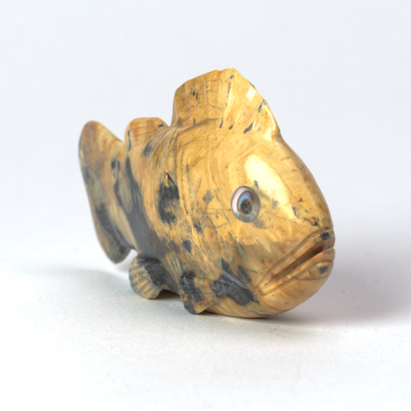 Clayton Panteah: Leopard Stone, Fish