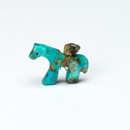 Fernando Laiwekate: Turquoise, Horse with  Bundle