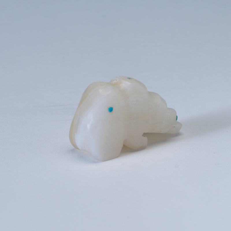 Wilbert Cheama: White Onyx, Bear