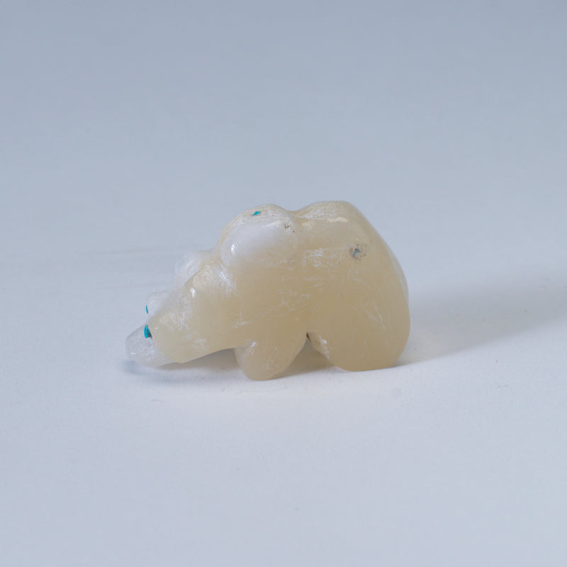 Wilbert Cheama: White Onyx, Bear