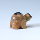 Enrike Leekya: Zuni Travertine, Turtle w/Penn Shell