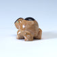 Enrike Leekya: Zuni Travertine, Turtle w/Penn Shell