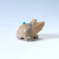 Enrike Leekya: Zuni Travertine, Frog