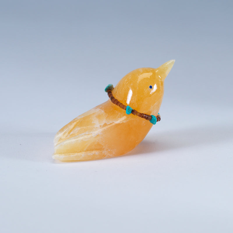 Daryl Shack: Calcite, Bird w/necklace