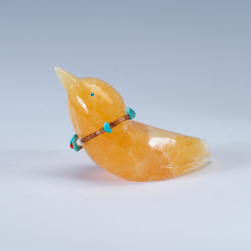 Daryl Shack: Calcite, Bird w/necklace