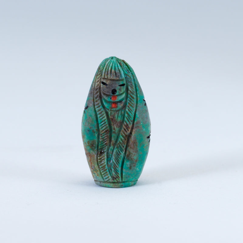 Sandra Quandelacy: Turquoise, "Other Side of Life" Grandmother/Young Maiden