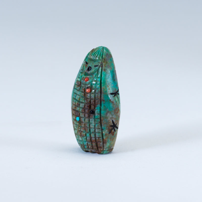 Sandra Quandelacy: Turquoise, "Other Side of Life" Grandmother/Young Maiden