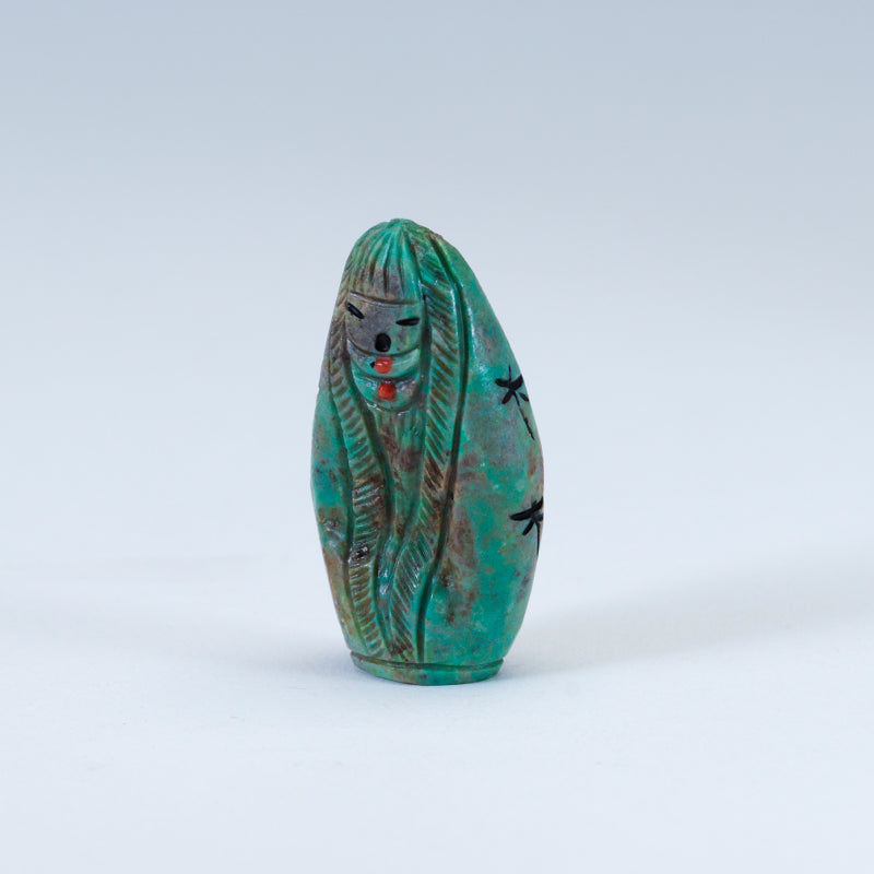 Sandra Quandelacy: Turquoise, "Other Side of Life" Grandmother/Young Maiden