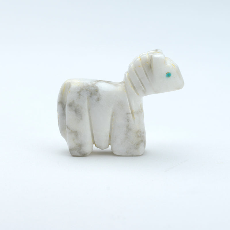 Marilyn Quam: White Alabaster, Horse