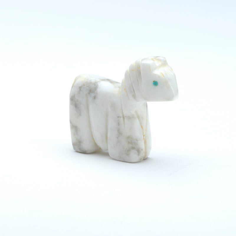 Marilyn Quam: White Alabaster, Horse