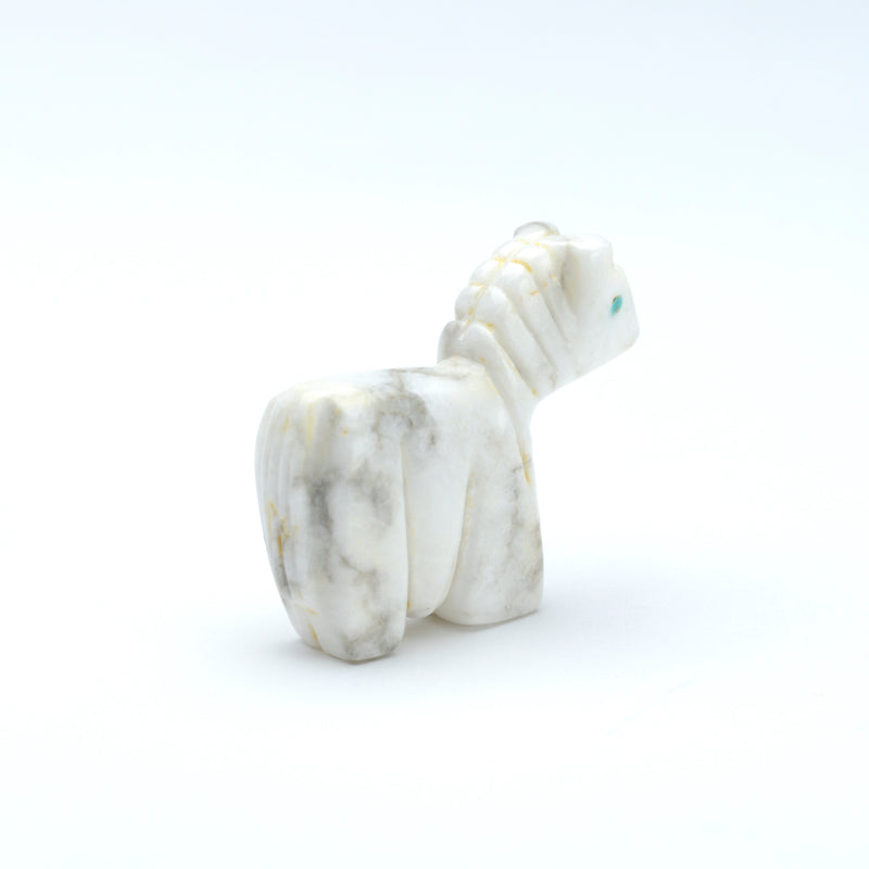 Marilyn Quam: White Alabaster, Horse