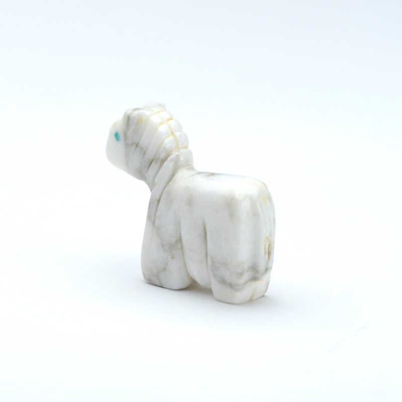 Marilyn Quam: White Alabaster, Horse