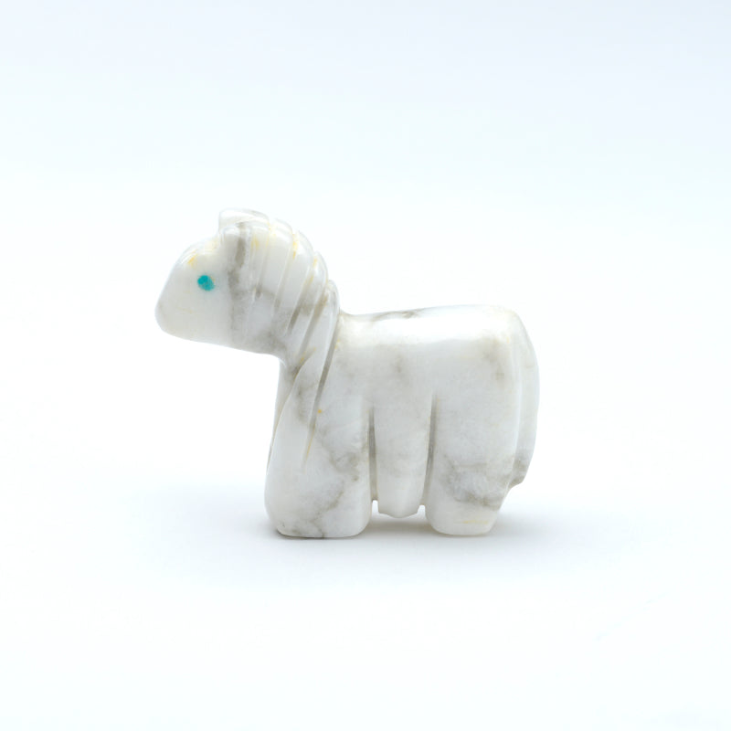 Marilyn Quam: White Alabaster, Horse