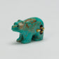 Clissa Martin: Turquoise, Sitting Bear With Bumble Bee