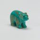 Clissa Martin: Turquoise, Sitting Bear With Bumble Bee