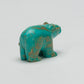 Clissa Martin: Turquoise, Sitting Bear With Bumble Bee