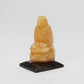 Clayton Panteah: Honey Onyx, Eagle On Ammonite Base