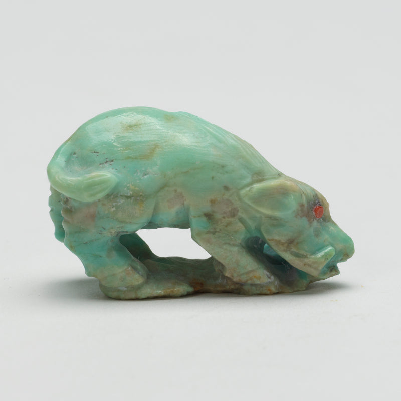 Derrick Kaamasee: Turquoise, Boar