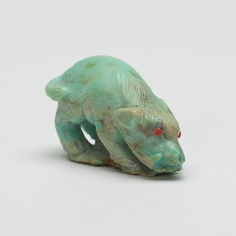 Derrick Kaamasee: Turquoise, Boar